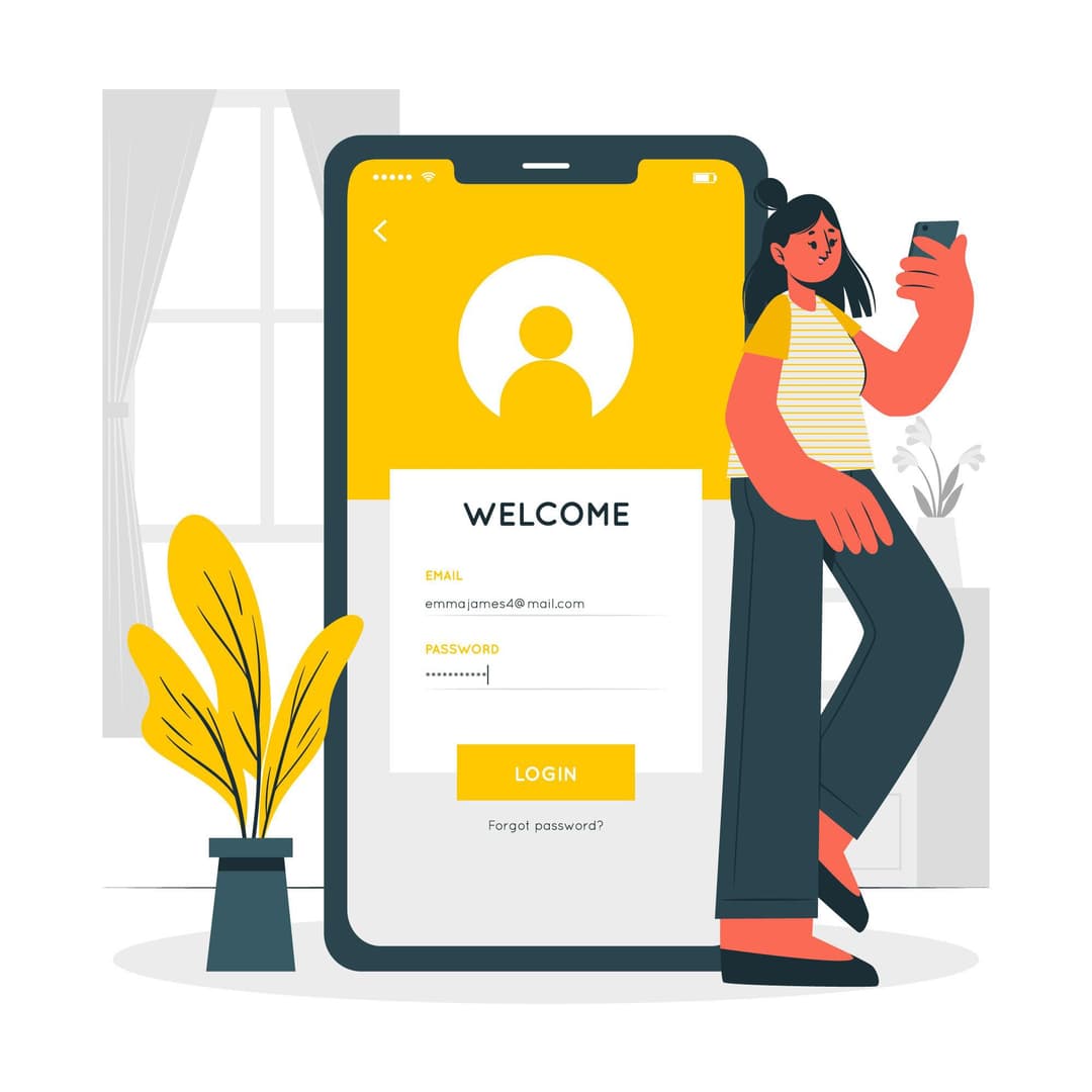 Login illustration